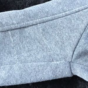 Rue 21 Gray Lightweight Button Up Jacket Sweat Suit Material Cotton Polyester M